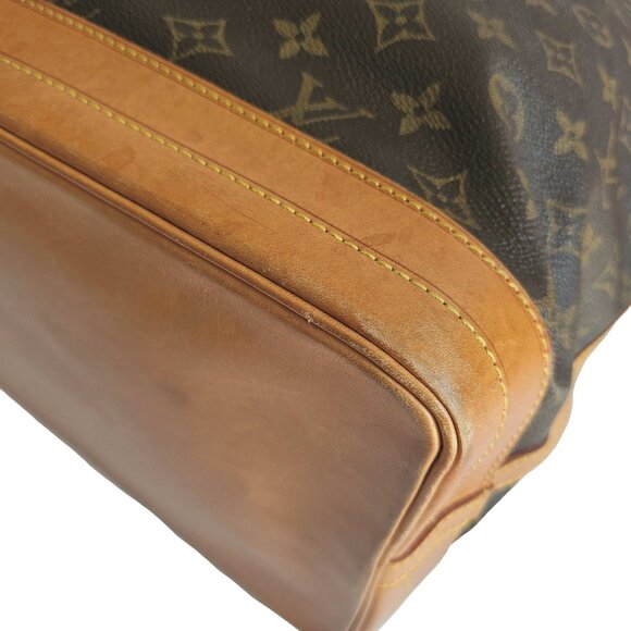 LOUIS VUITTON BROWN MONOGRAM NOE DRAWSTRING BUCKET BAG - Picture 6 of 16